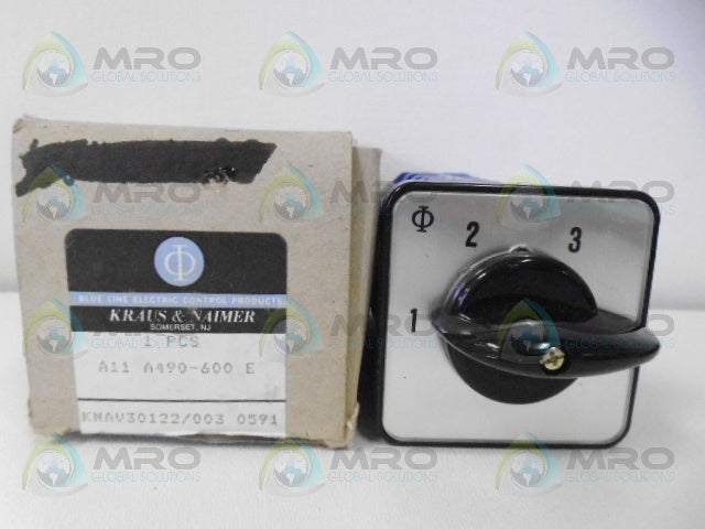 KRAUS AND NAIMER A11 ROTARY SWITCH *NEW IN BOX*