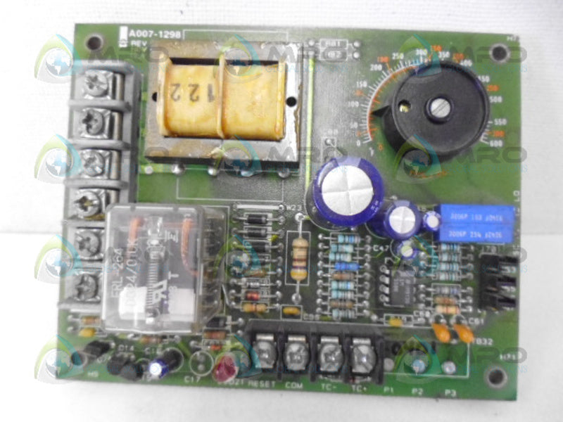 WATLOW A007-1298 TEMPERATURE CONTROL BOARD *USED*