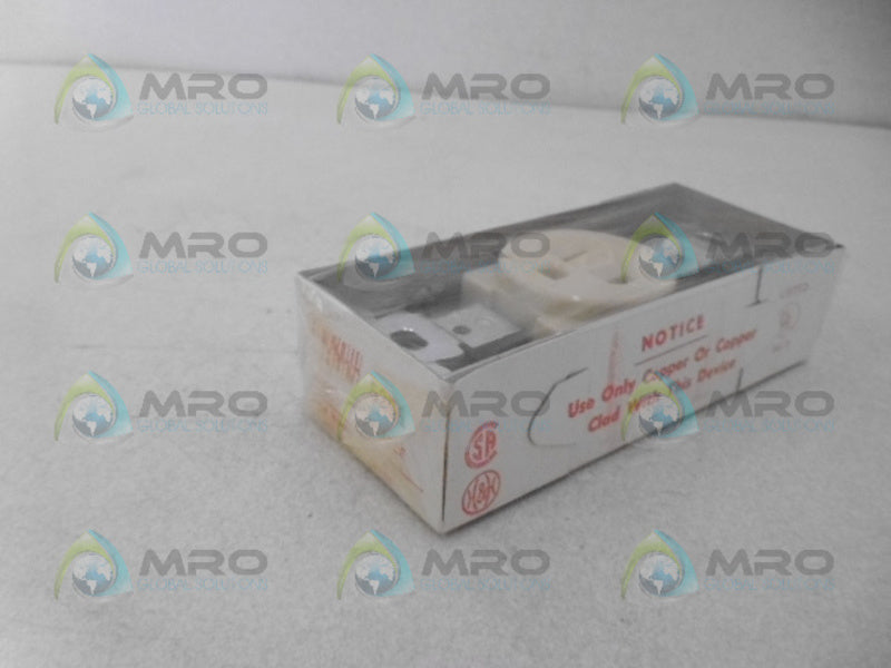 ARROW HART 5251 SINGLE RECEPTACLE 15A 125V *NEW IN ORIGINAL PACKAGING*