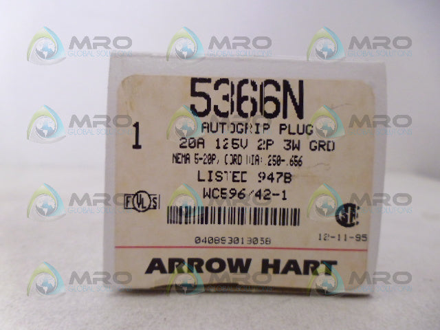 ARROW HART 5366N *NEW IN BOX*