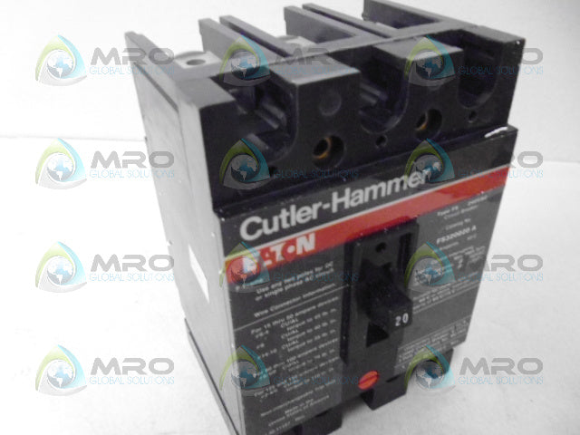 CUTLER HAMMER FS320020A CIRCUIT BREAKER 20A 240V *NEW IN BOX*
