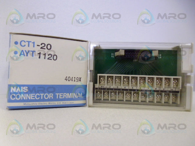 NAIS CT1-20 CONNECTOR TERMINAL *NEW IN BOX*