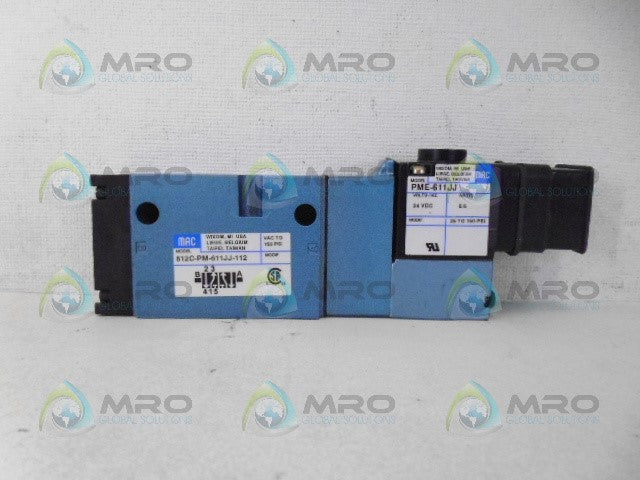 MAC 812C-PM-611JJ-112 SOLENOID VALVE *NEW NO BOX*