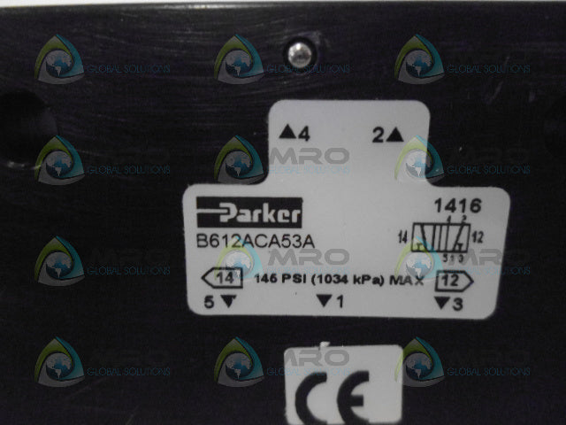 PARKER B612ACA53A PNEUMATIC VALVE *NEW NO BOX*
