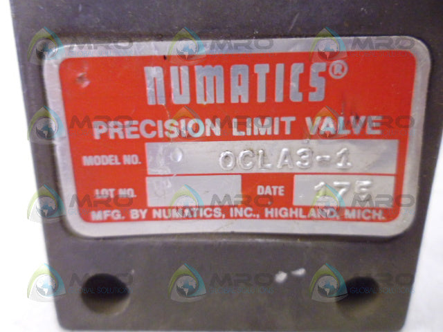 NUMATICS OCLA3-1 PRECISION LIMIT VALVE *USED*