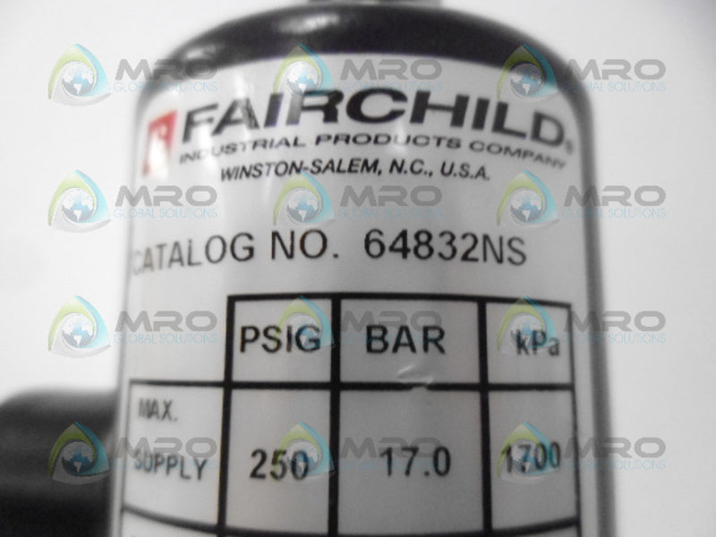 FAIRCHILD 64832NS PRESSURE REGULATOR *NEW NO BOX*