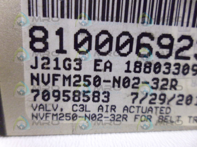SMC NVFM250-N02-32R MECHANICAL VALVE *NEW NO BOX*