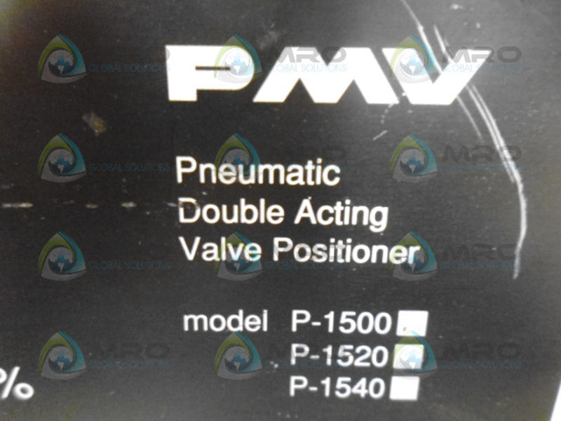 PMV P-1500 PNEUMATIC DOUBLEACTING VALVE POSITIONER *NEW NO BOX*