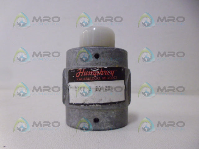 HUMPHREY 250P31020 VALVE 3-WAY *NEW NO BOX*