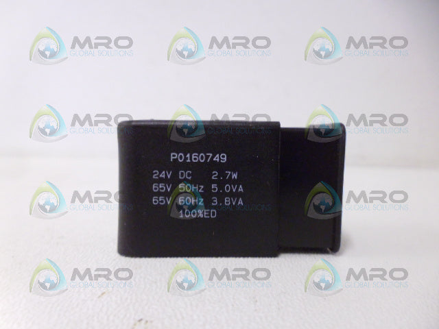 PARKER P0160749 COIL 24VDC *NEW NO BOX*