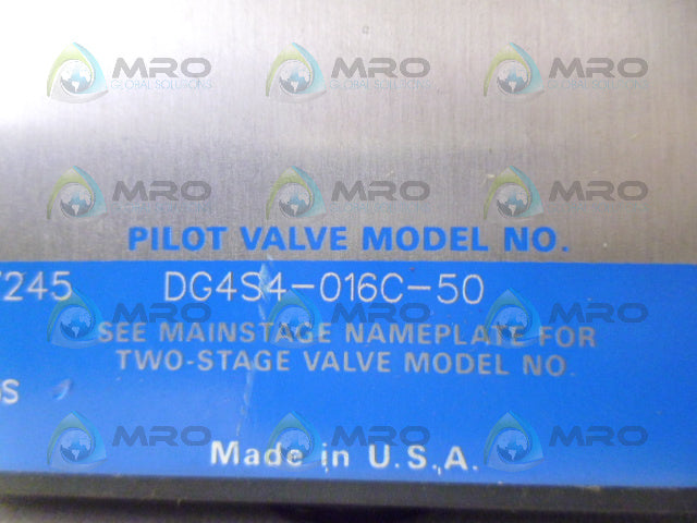 VICKERS DG4S4-016C-50 VALVE *NEW NO BOX*