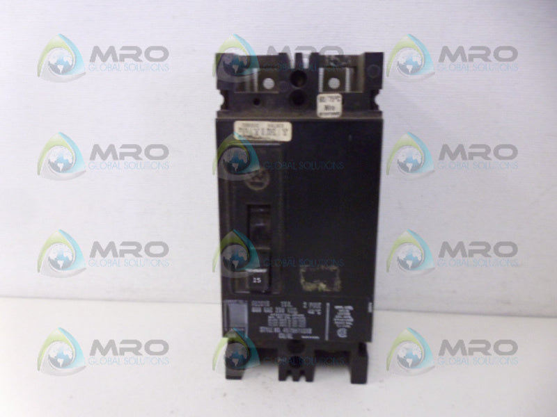 WESTINGHOUSE FB2015 CIRCUIT BREAKER 2 POLE 15AMP *NEW NO BOX*