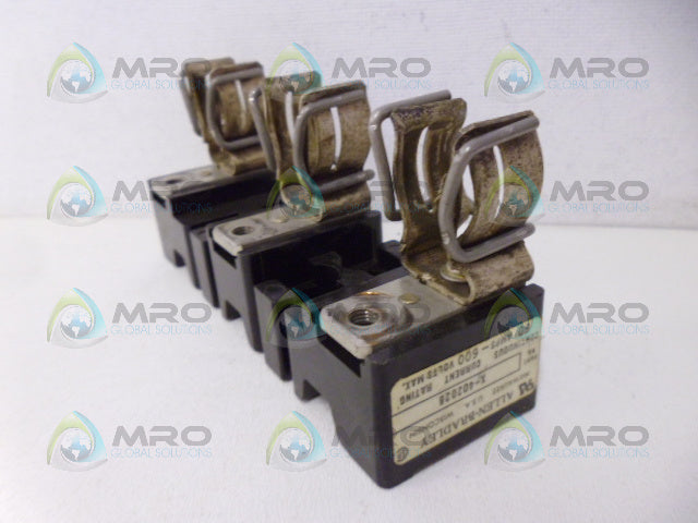 ALLEN BRADLEY X-402028 FUSE BLOCK *USED*