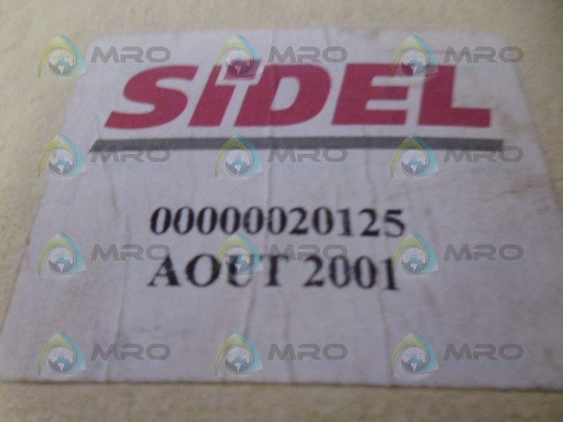 COMPATIBLE WITH SIDEL 00000020125 *NEW IN ORIGINAL PACKAGING*