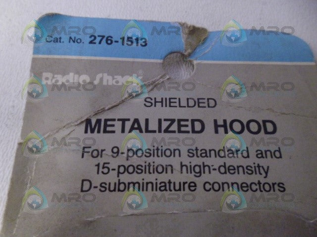 RADIOSHACK 276-1513 METALIZED HOOD *NEW IN ORIGINAL PACKAGING*