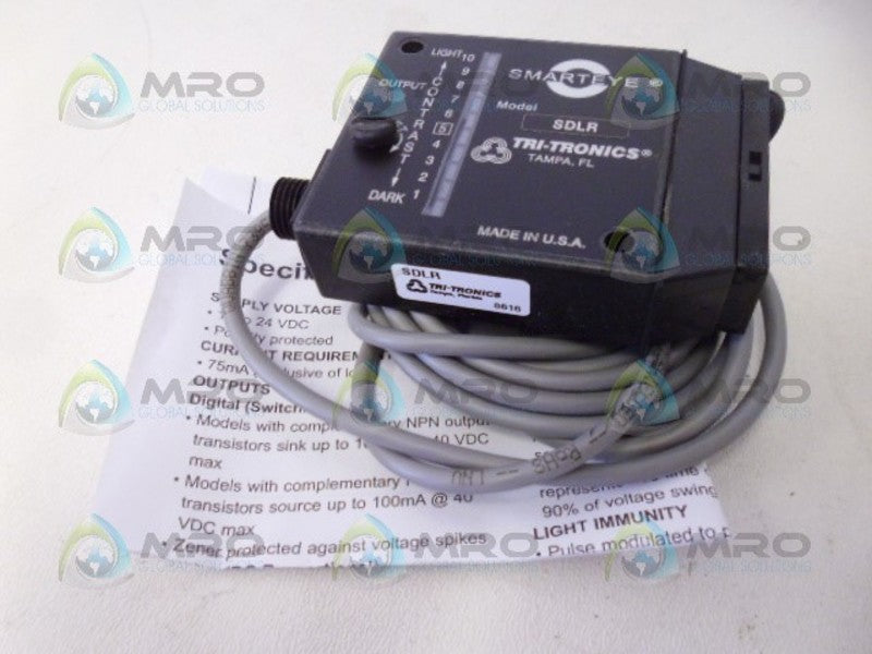 TRI-TRONICS SDLR SMARTEYE PHOTOELECTRIC SENSOR *NEW NO BOX*