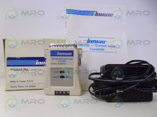 INMAC 800053 RS-232 CURRENT LOOP CONVERTER *NEW IN BOX*