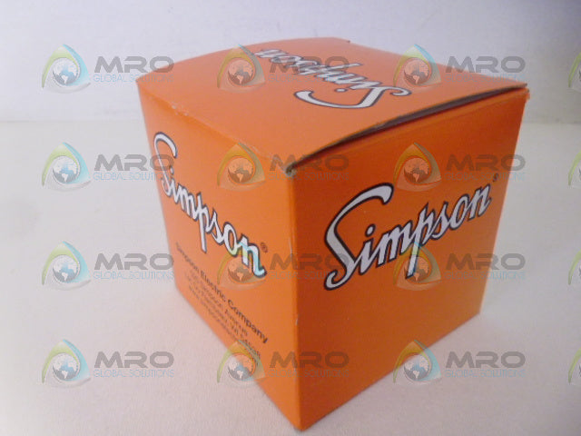 SIMPSON 1327 PANEL METER 0-100V *NEW IN BOX*