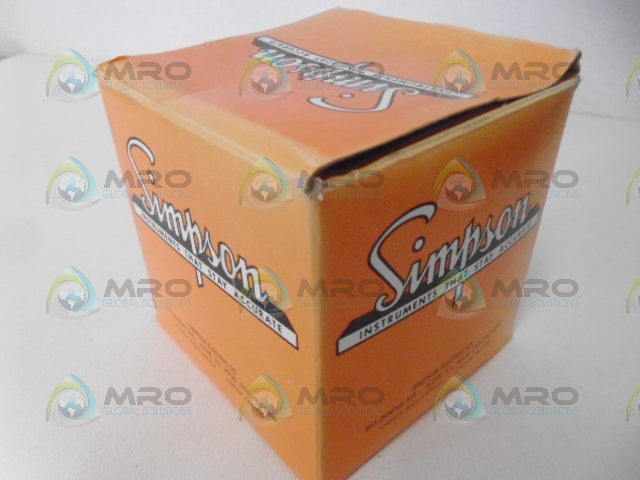 SIMPSON 1327 PANEL METER 0-27DCV *NEW IN BOX*