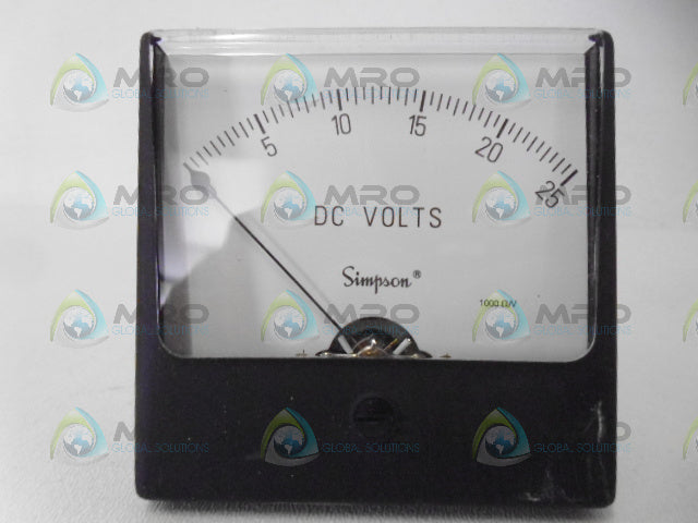 SIMPSON 1327 PANEL METER 0-27DCV *NEW IN BOX*