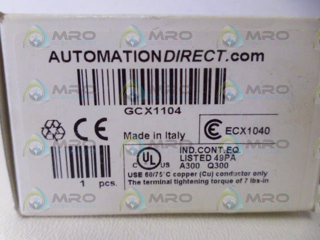 AUTOMATION DIRECT GCX1104 PUSHBUTTON *NEW IN BOX*