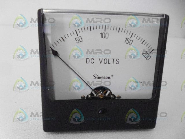 SIMPSON 1327A PANEL METER 0-200 DCV *NEW IN BOX*