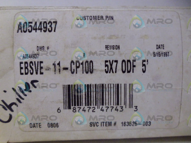 SPORLAN EBSVE-11-CP100 THERMOSTAT EXPANSION VALVE *NEW IN BOX*
