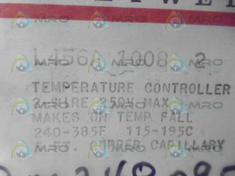 HONEYWELL L456A1008 TEMPERATURE CONTROL *NEW IN BOX*