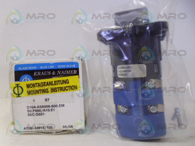 KRAUS AND NAIMER D10A ROTARY SWITCH *NEW IN BOX*