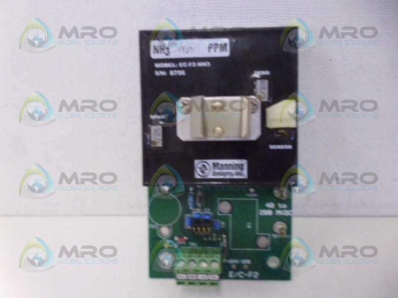 MANNING SYSTEMS EC-F2-NH3 ELECTROCHEMICAL SENSOR *NEW NO BOX*