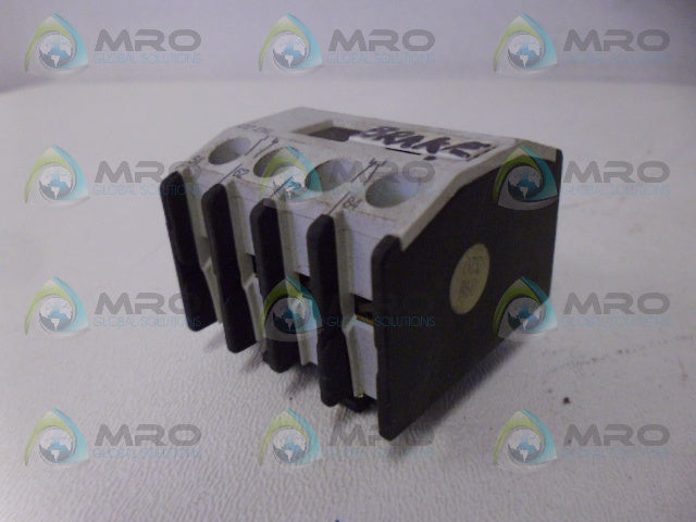 MOELLER 22DIL CONTACT BLOCK *USED*