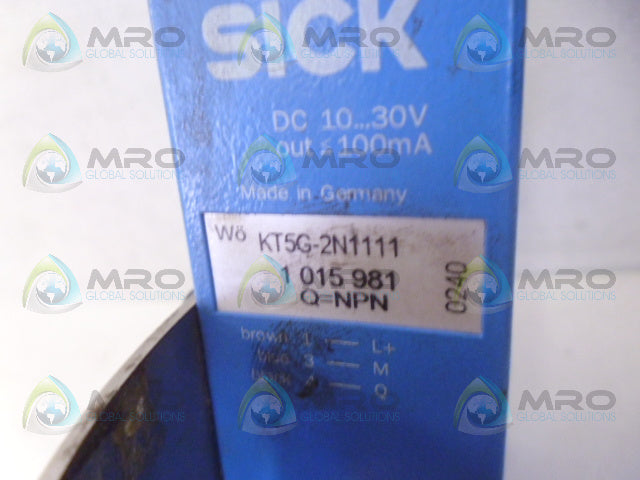 SICK KT5G-2N1111 COLOR SENSOR *USED*