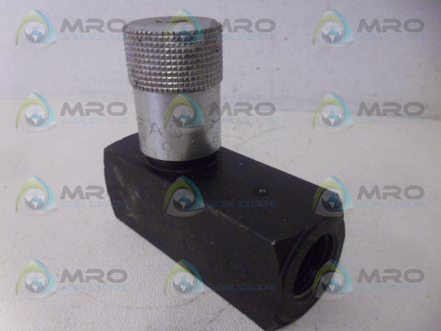 PARKER 9F800S HYDRAULIC FLOW CONTROL VALVE *NEW NO BOX*