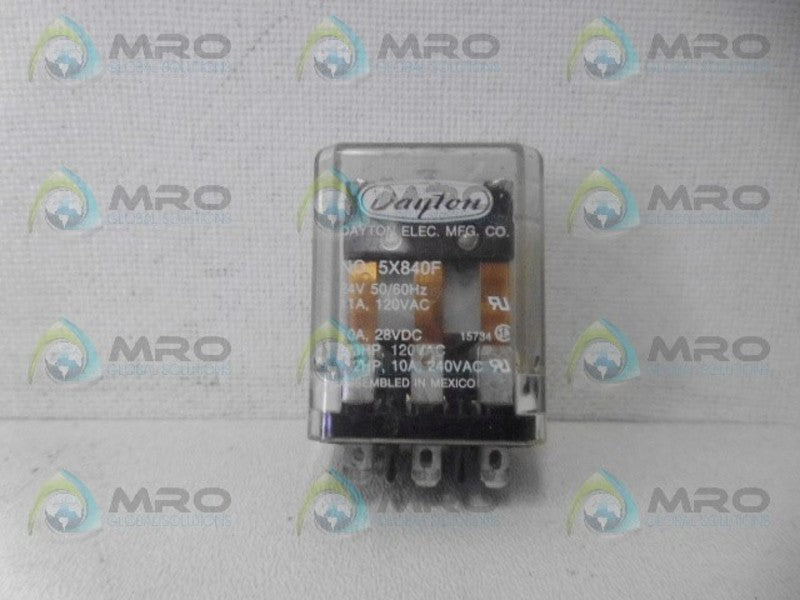 DAYTON 5X840F RELAY 24V *USED*