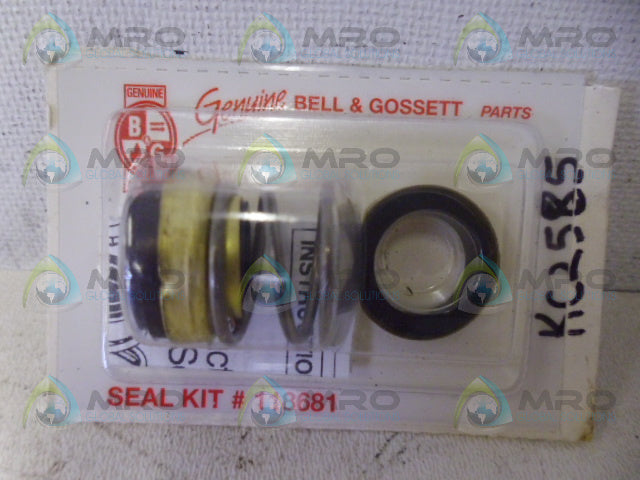 BELL & GOSSETT 118681 SEAL KIT *NEW IN ORIGINAL PACKAGE*