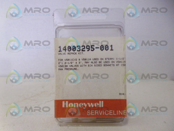 HONEYWELL 14003295-001 VALVE REPACK KIT *NEW IN ORIGINAL PACKAGE*
