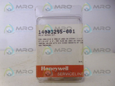 HONEYWELL 14003295-001 VALVE REPACK KIT *NEW IN ORIGINAL PACKAGE*