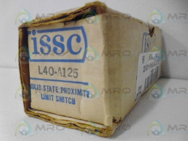 ISSC L40-A125 SOLID STATE PROXIMITY LIMIT SWITCH *NEW IN BOX*