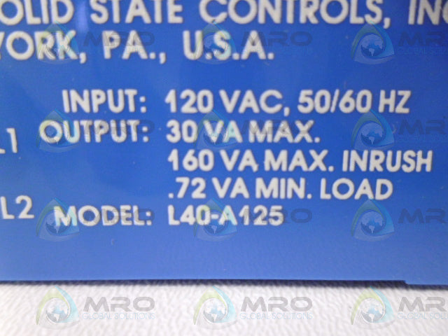 ISSC L40-A125 SOLID STATE PROXIMITY LIMIT SWITCH *NEW IN BOX*