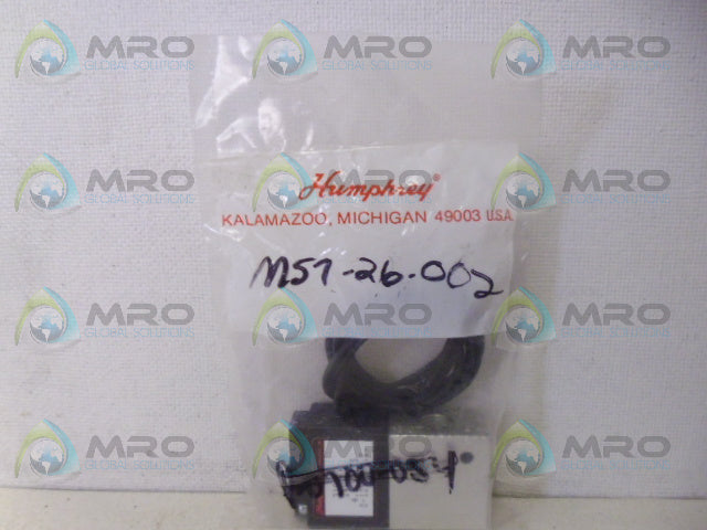 HUMPHREY 310-50-24 SOLENOID VALVE 24VDC *NEW IN FACTORY BAG*