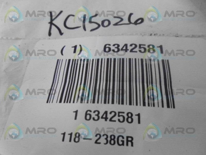 INDUSTRIAL MRO PART# 118-238GR CONNECTOR *NEW IN FACTORY BAG*