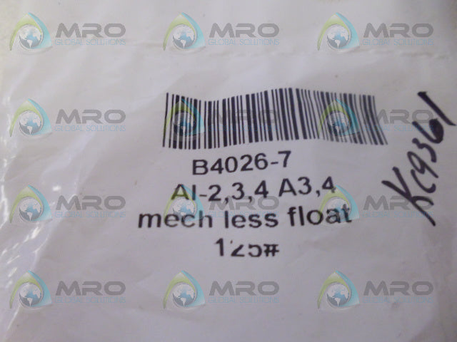 ARMSTRONG B4026-7 TRAP MECHANISM *NEW IN FACTORY BAG*