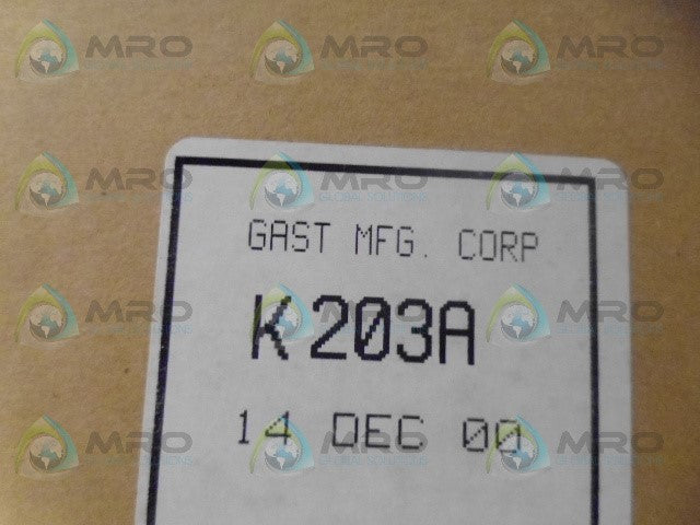GAST K203A VALVE REPAIR KIT *NEW IN BOX*