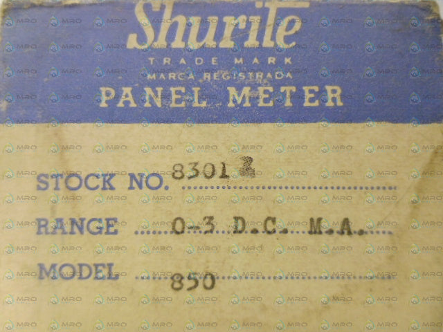 SHURITE 850 PANEL METER *NEW IN BOX*