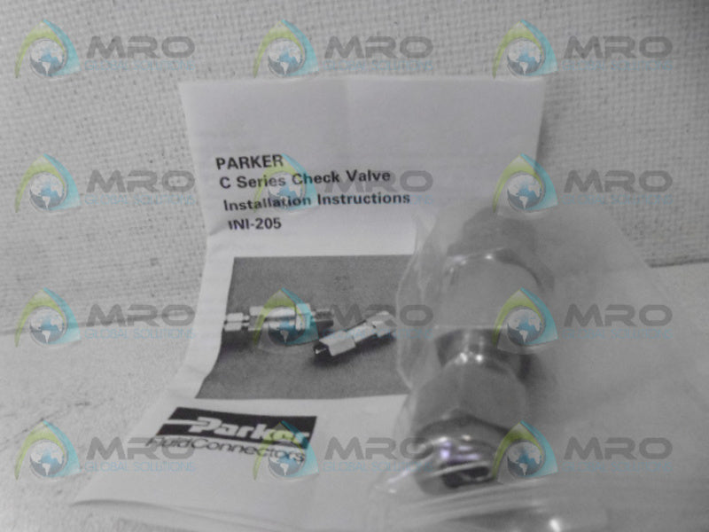 PARKER 4Z-C4L-1/3-SS-C CHECK VALVE *NEW IN BOX*