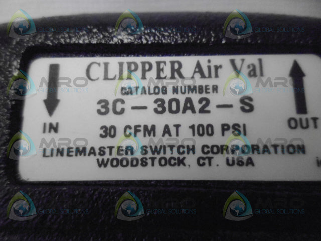 CLIPPER 3C-30A2-S AIRVAL FOOT SWITCH *NEW IN BOX*