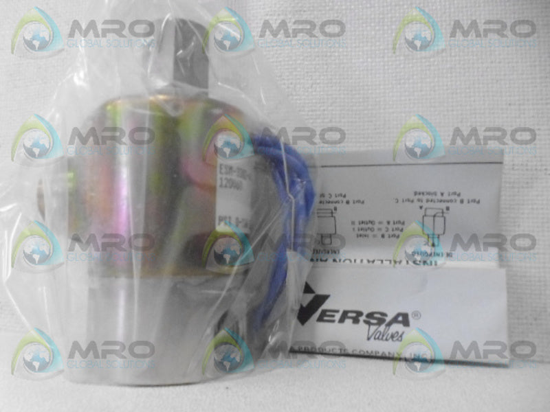 VERSA ESM-3302-44-H-120V60 3-WAY VALVE *NEW IN BOX*