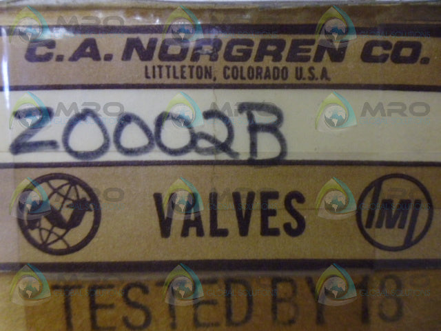 NORGREN Z0002B POPPET VALVE *NEW IN BOX*