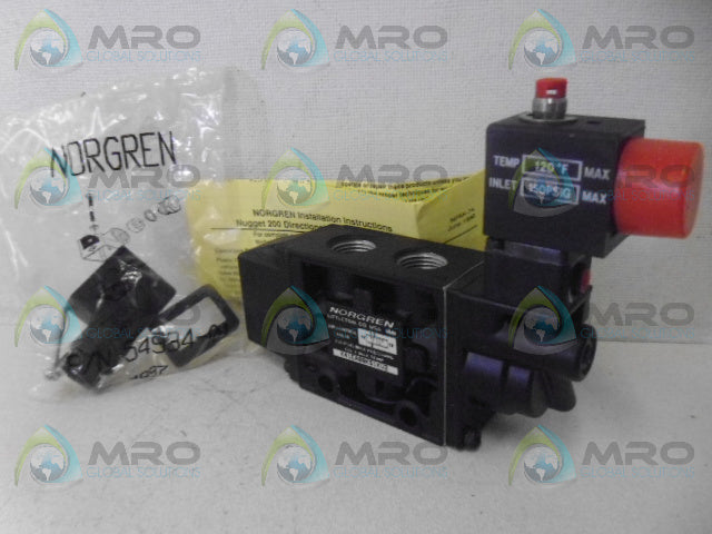 NORGREN K41EA00KS1KV2 SOLENOID AIR VALVE *NEW IN BOX*