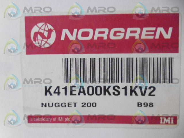 NORGREN K41EA00KS1KV2 SOLENOID AIR VALVE *NEW IN BOX*